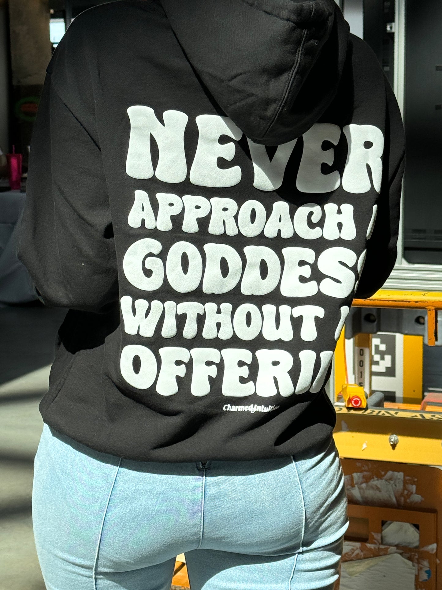 Never Approach a Goddess without an Offering™ Hoodie