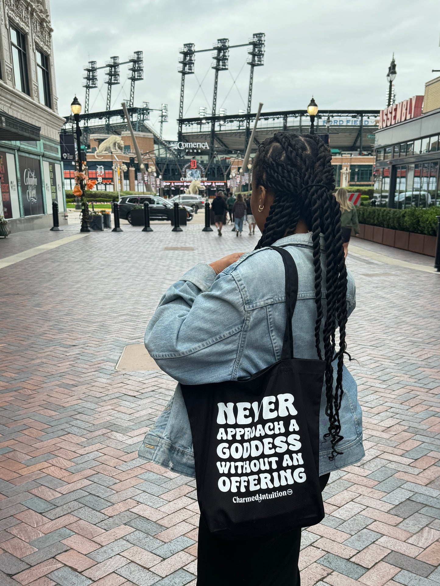 Tote Bag | Never Approach A Goddess Without An Offering™